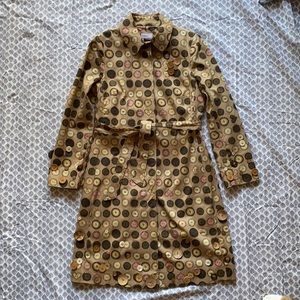MOSCHINO Cheap & Chic | Brown Button Trench Size US 6 (Small) | VGUC